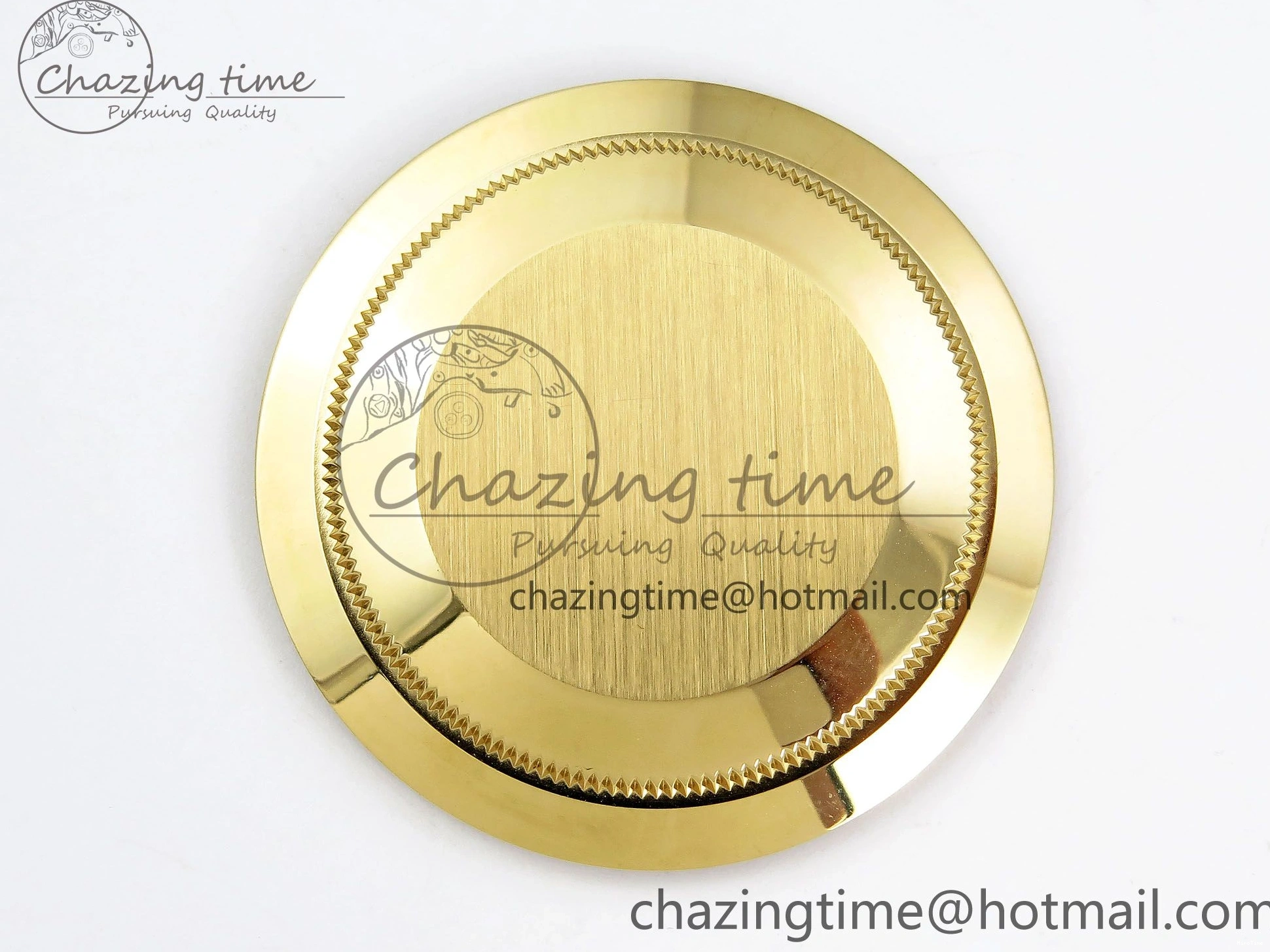 MiroTime 0408 Day Date 40 YG JDF Gain Weight 904L Steel White Roman Dial on President Bracelet VR3255 V Functional 1369